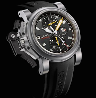 Review Replica Watch Graham Chronofighter Oversize Titanium Airwing Gun Metal 20VKT.T01A.K10B
